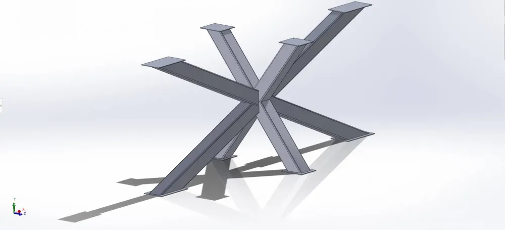chassis de table mecano soudéewebp