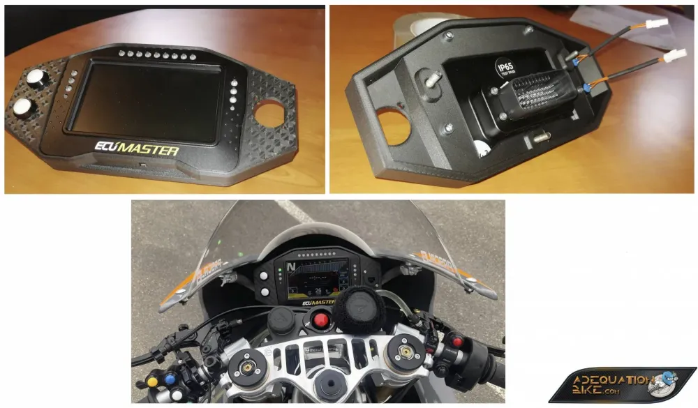boitier sur mesure pour cadran numérique de moto de pistewebp