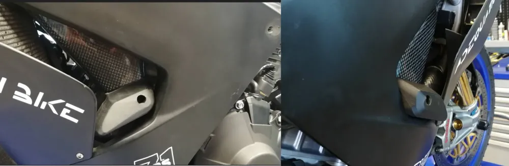 butées de chute pour moto de piste (onyx+ fibre de KEVLAR)webp